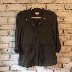 Ann Taylor Loft Military Parka Anorak Jacket